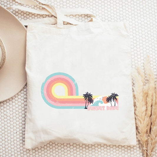 Sunset Babe Tote