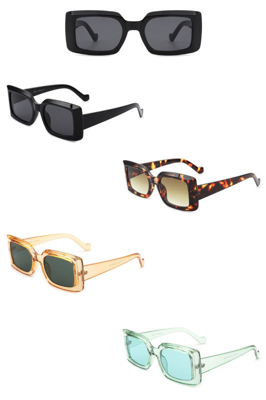 Classic Rectangle Retro Square Fashion Sunglasses