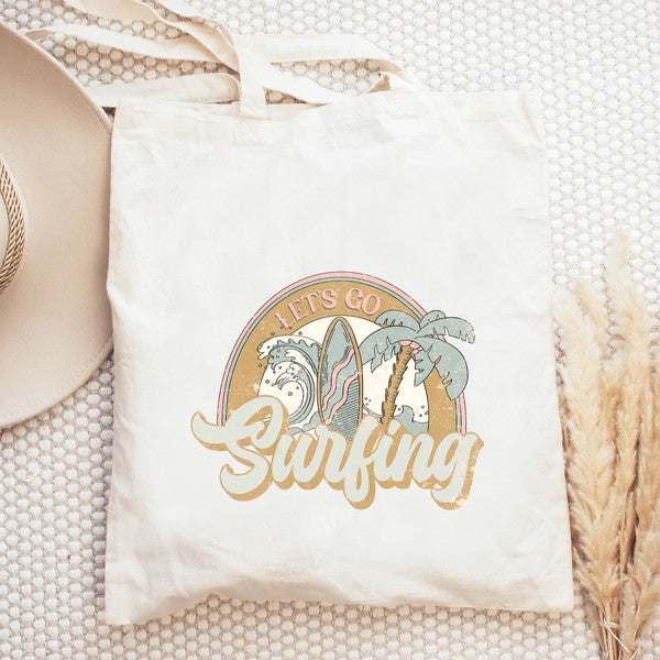 Let's Go Surfing Tote