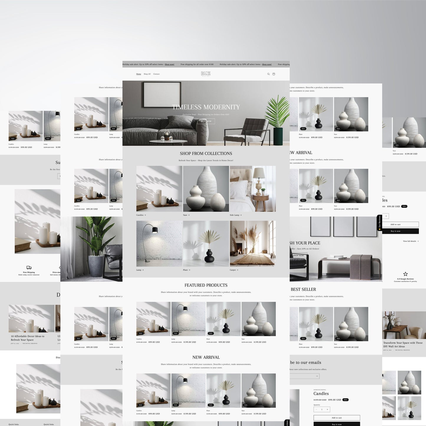 Home Decor Gray