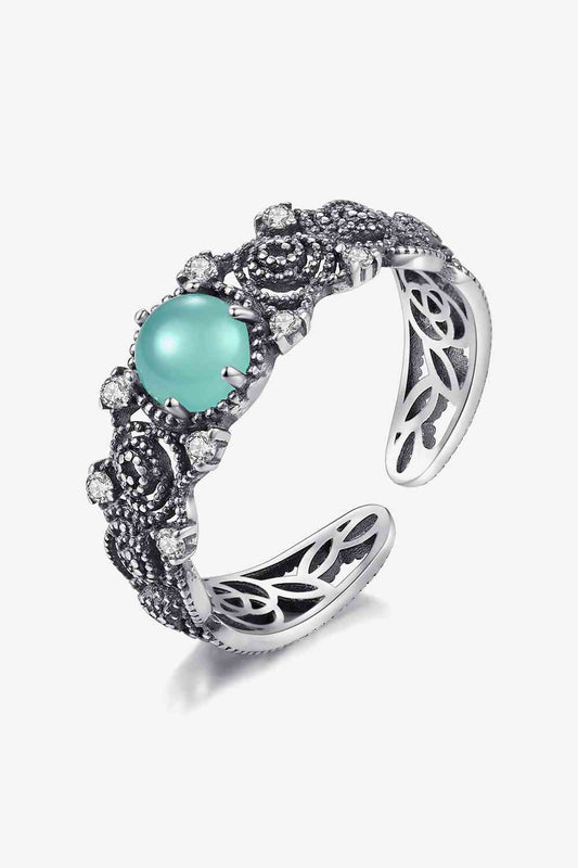 Contrast 925 Sterling Silver Open Ring